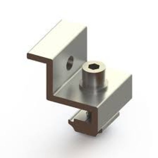40mm End Clamp with SS Bolt Roof Mount